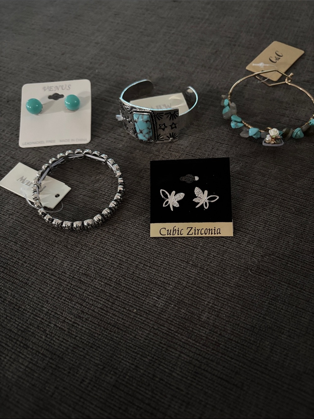 Bracelet and earring bundle. New with tags